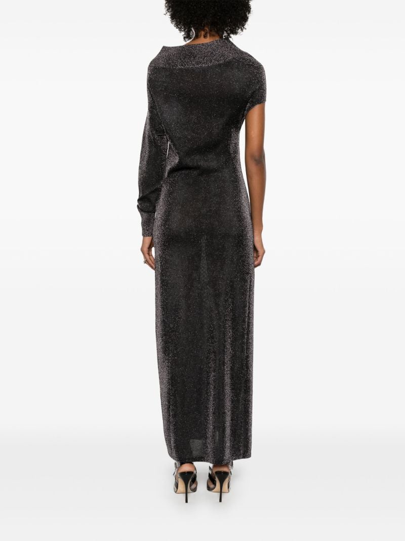 Draped Lurex Gown