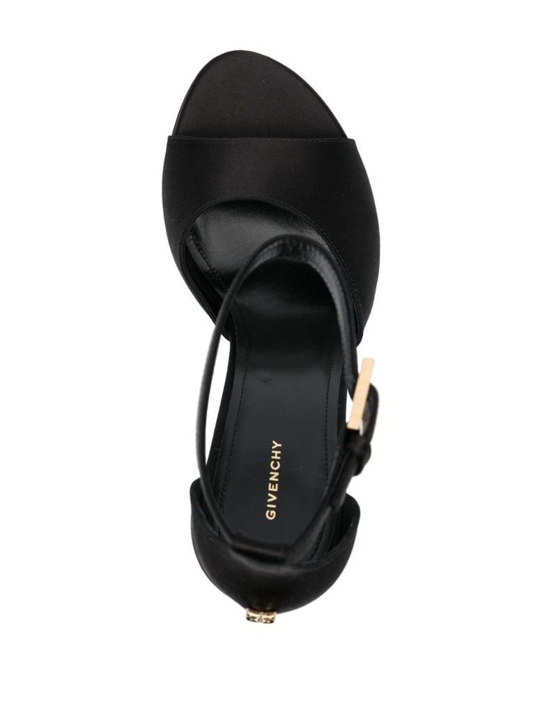 Black 4g Liquid Sandals