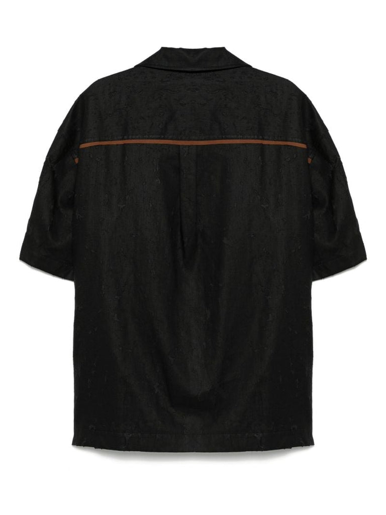 Black Distressed Shirt