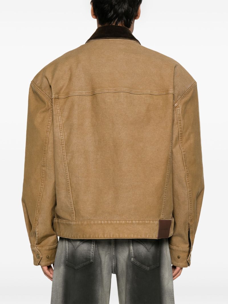 Brown Cotton Jacket