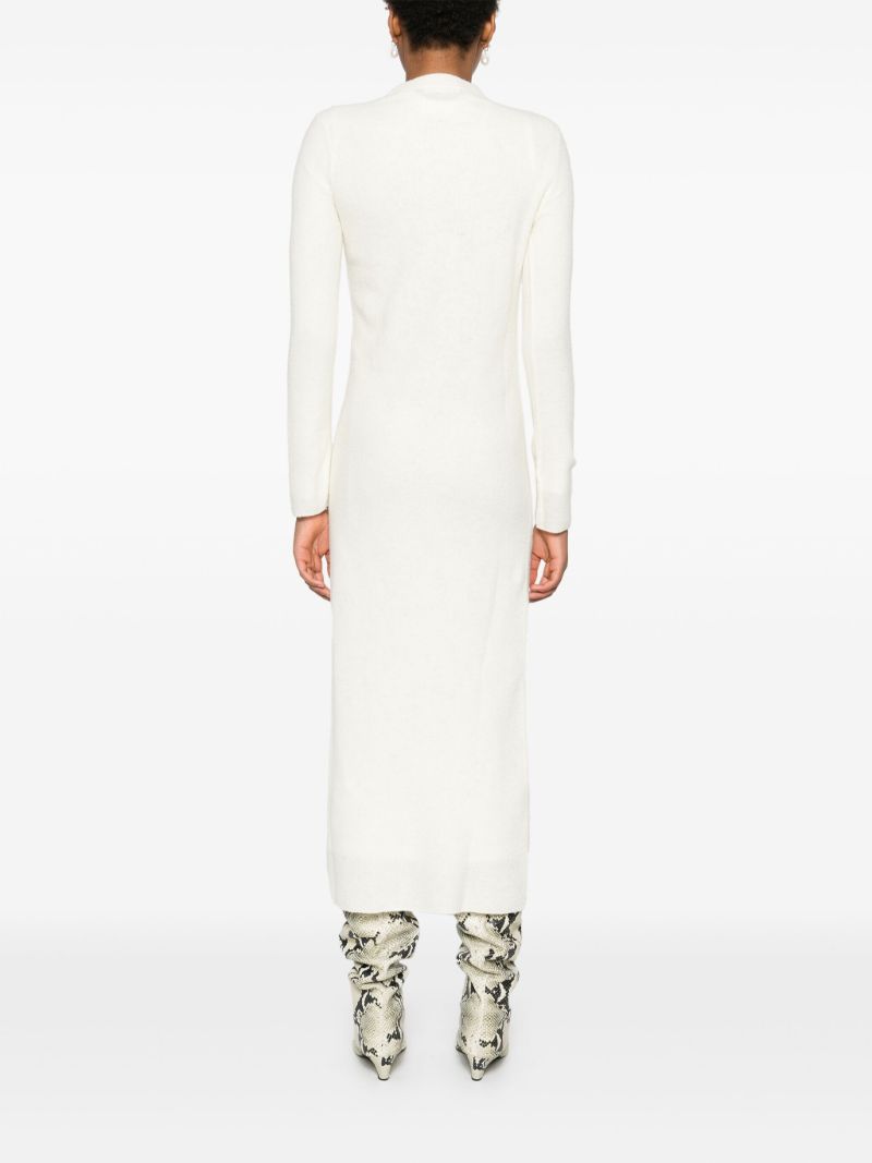 White Wool Dress