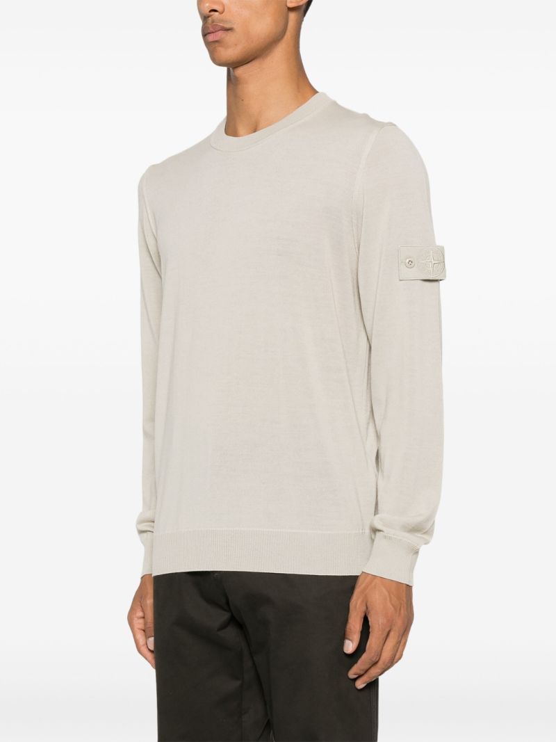 Compass-badge Sweater