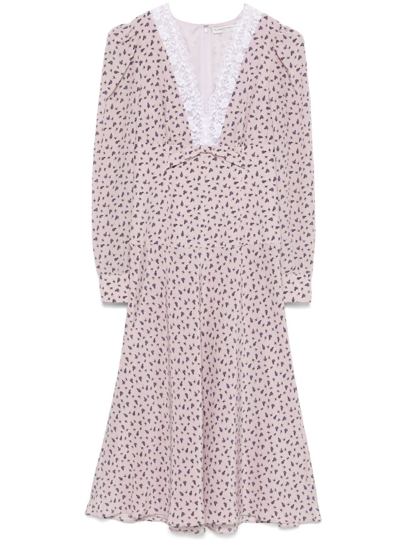 Floral-print Midi Dress