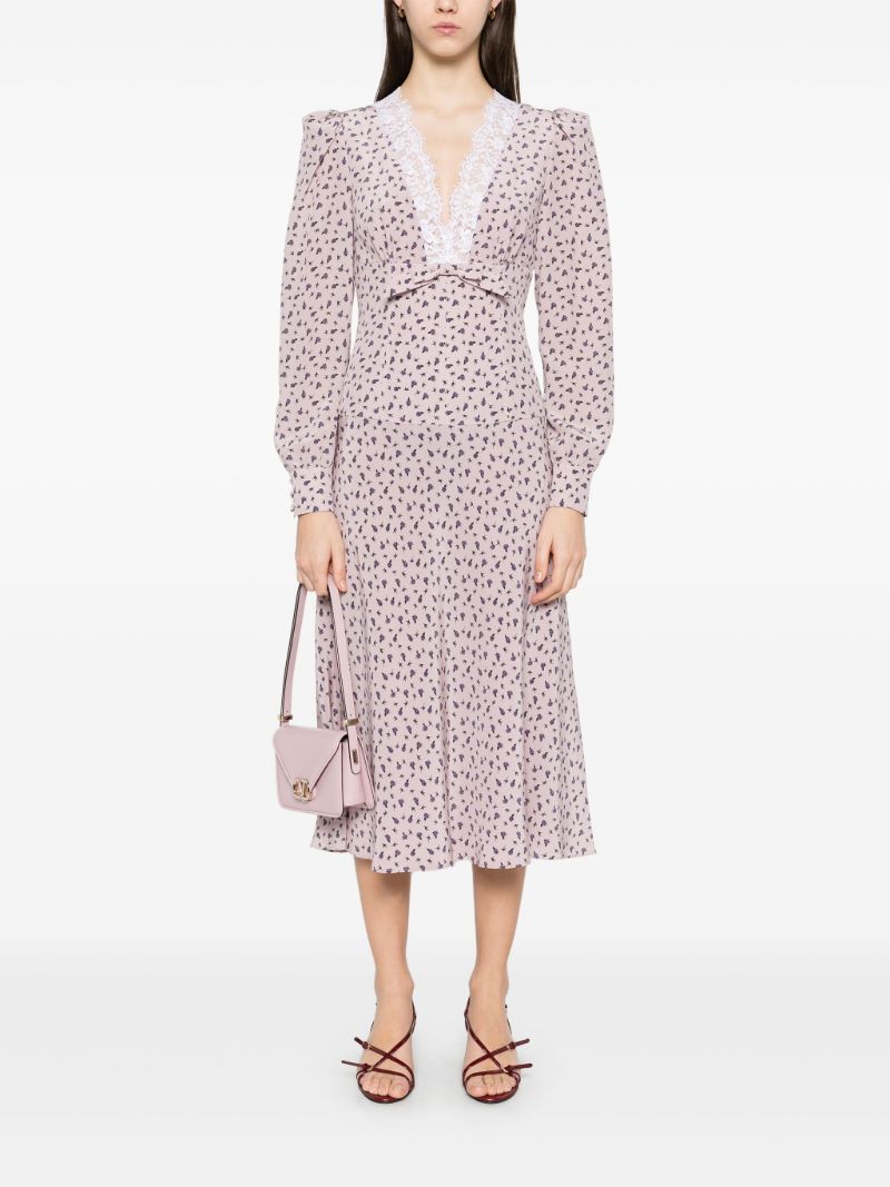Floral-print Midi Dress