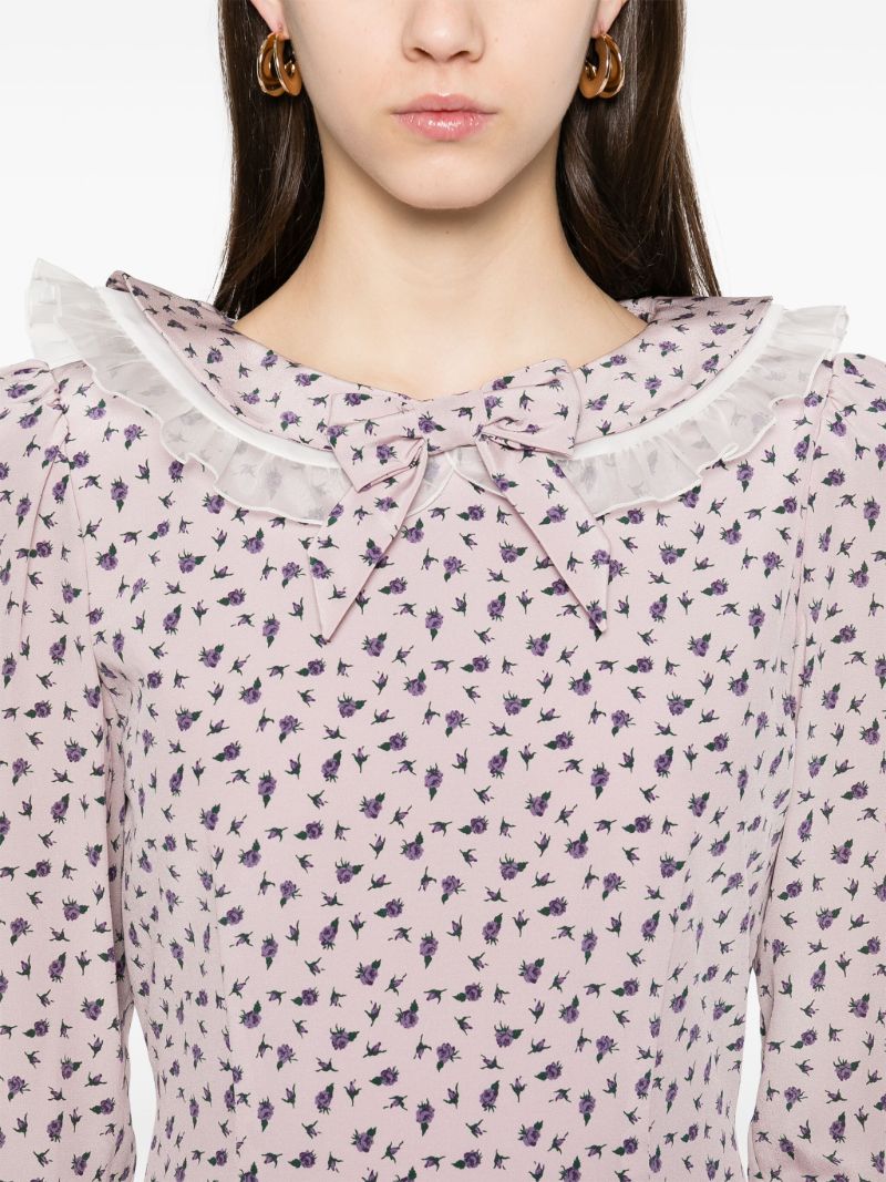 Floral-print Mini Dress