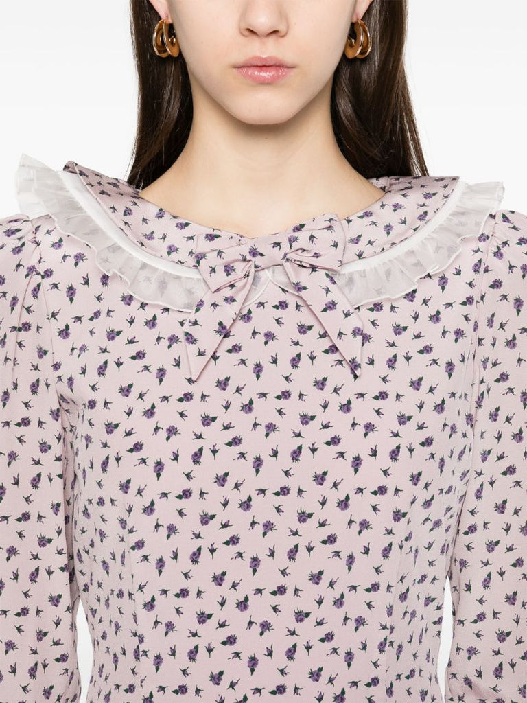 Floral-print Mini Dress