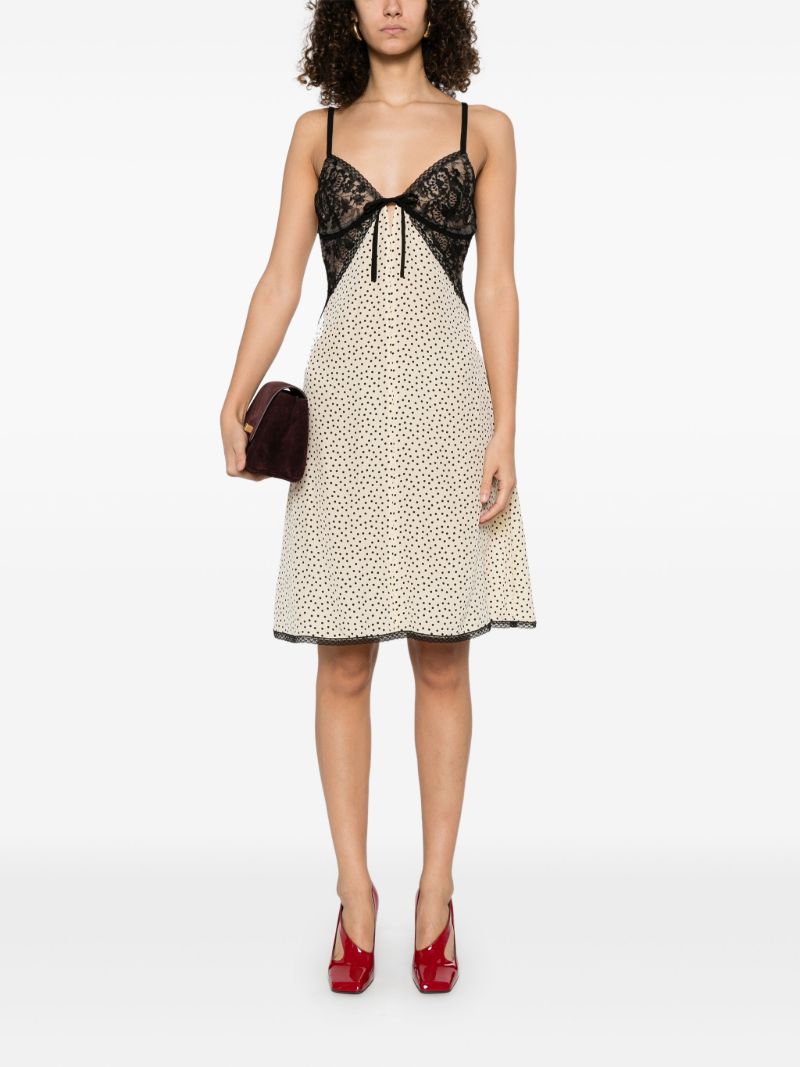 Polka-dot Midi Dress