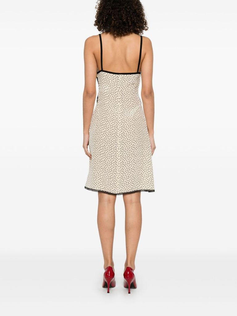 Polka-dot Midi Dress