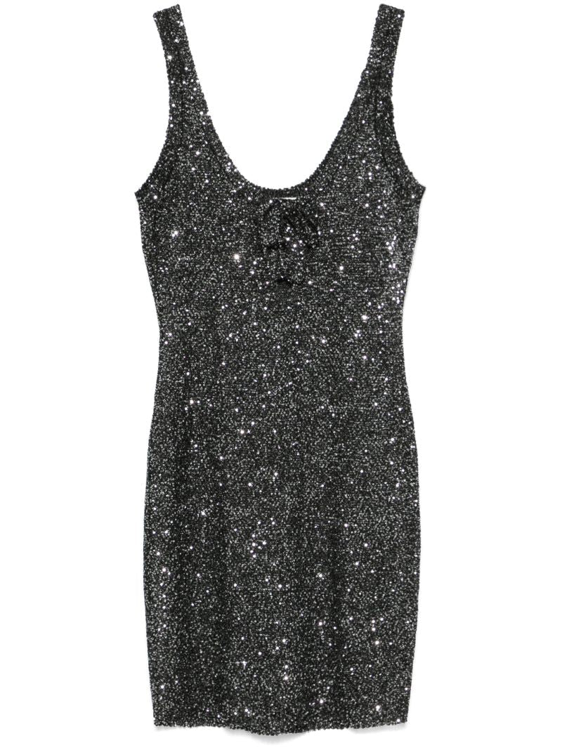 Sequin Knitted Mini Dress