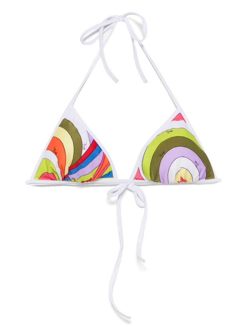 Iride-print Bikini Top
