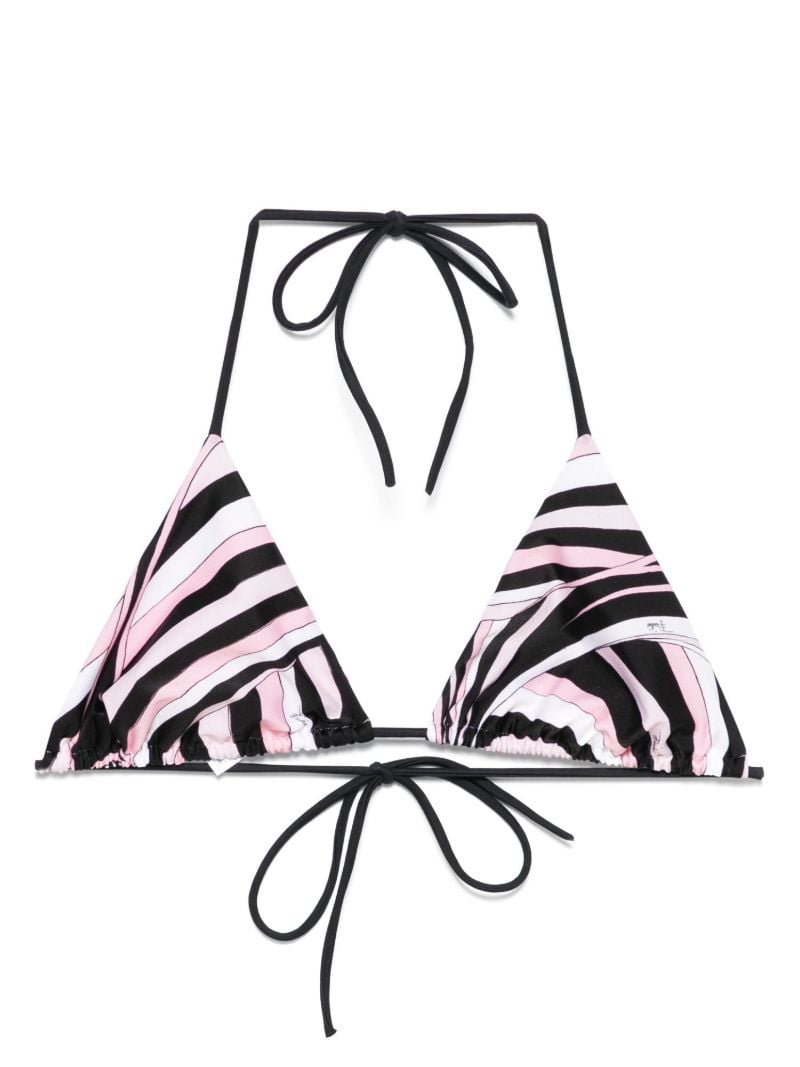 Iride-print Bikini Top