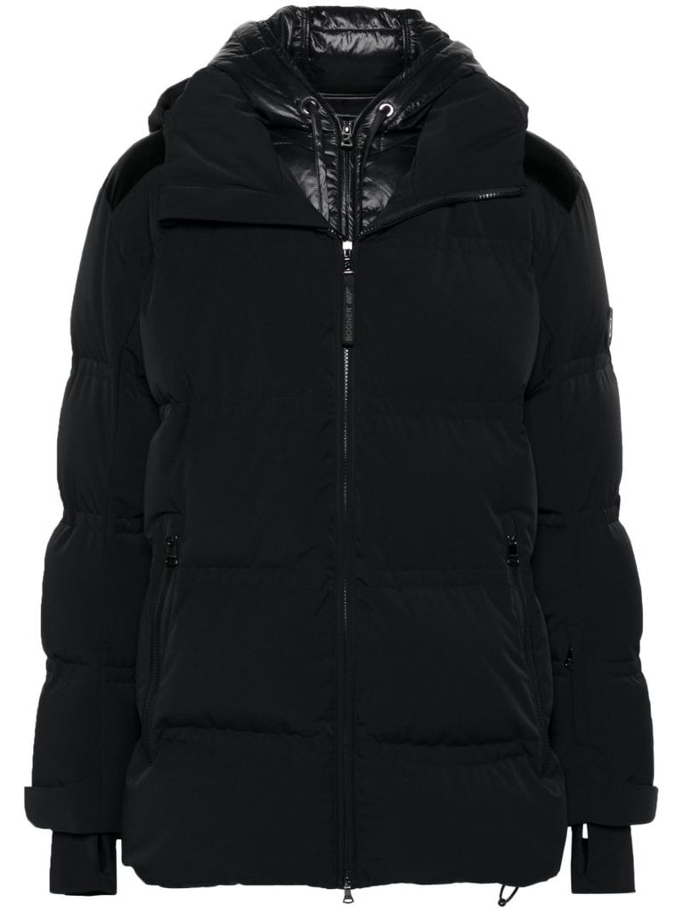 Black Padded Ski Jacket