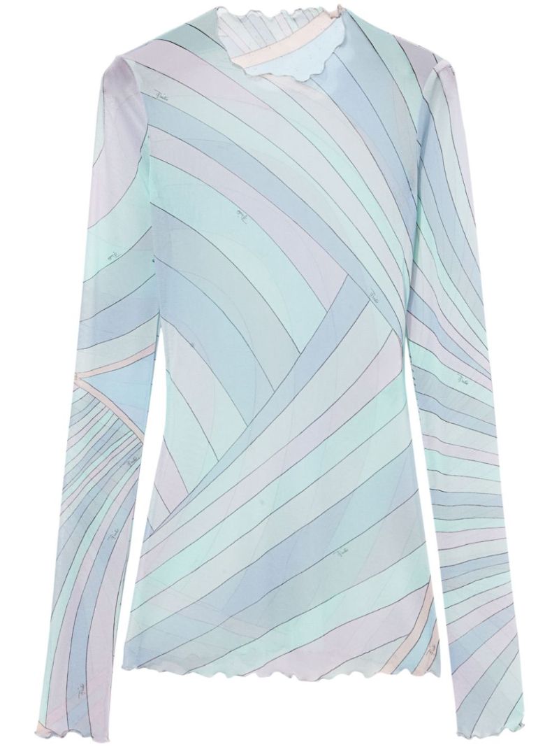 Iride-print Top
