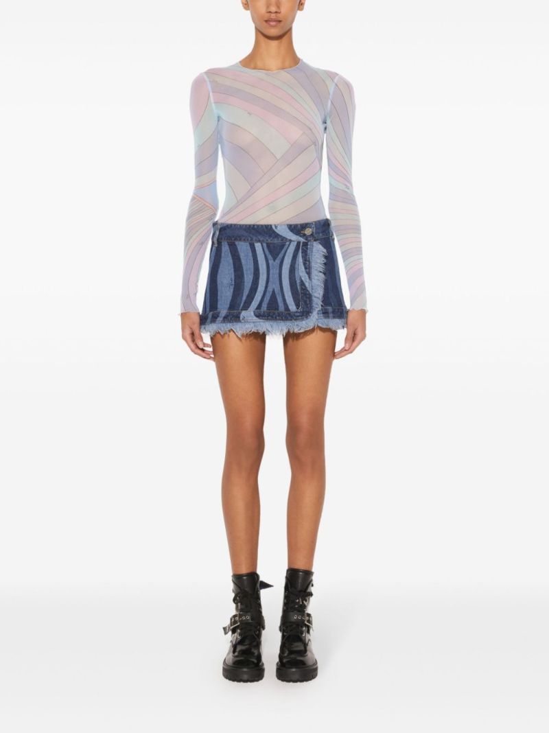 Iride-print Top