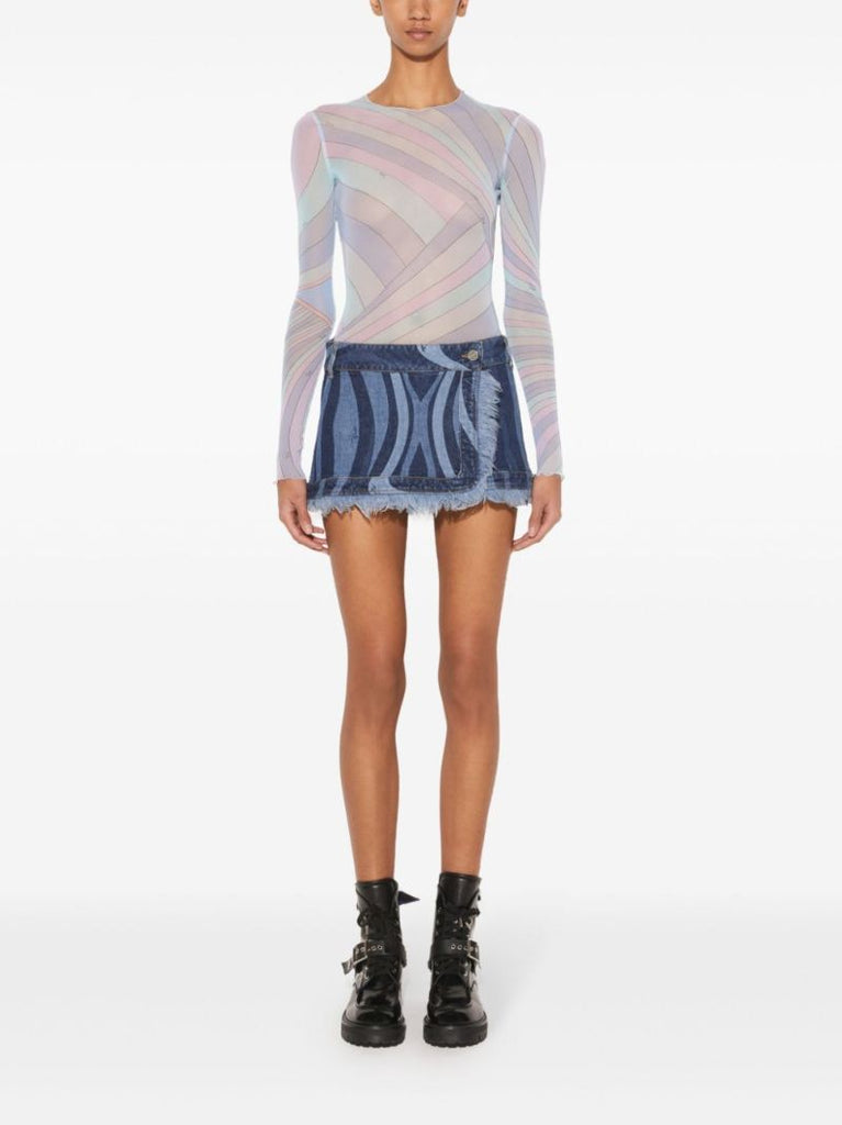 Iride-print Top