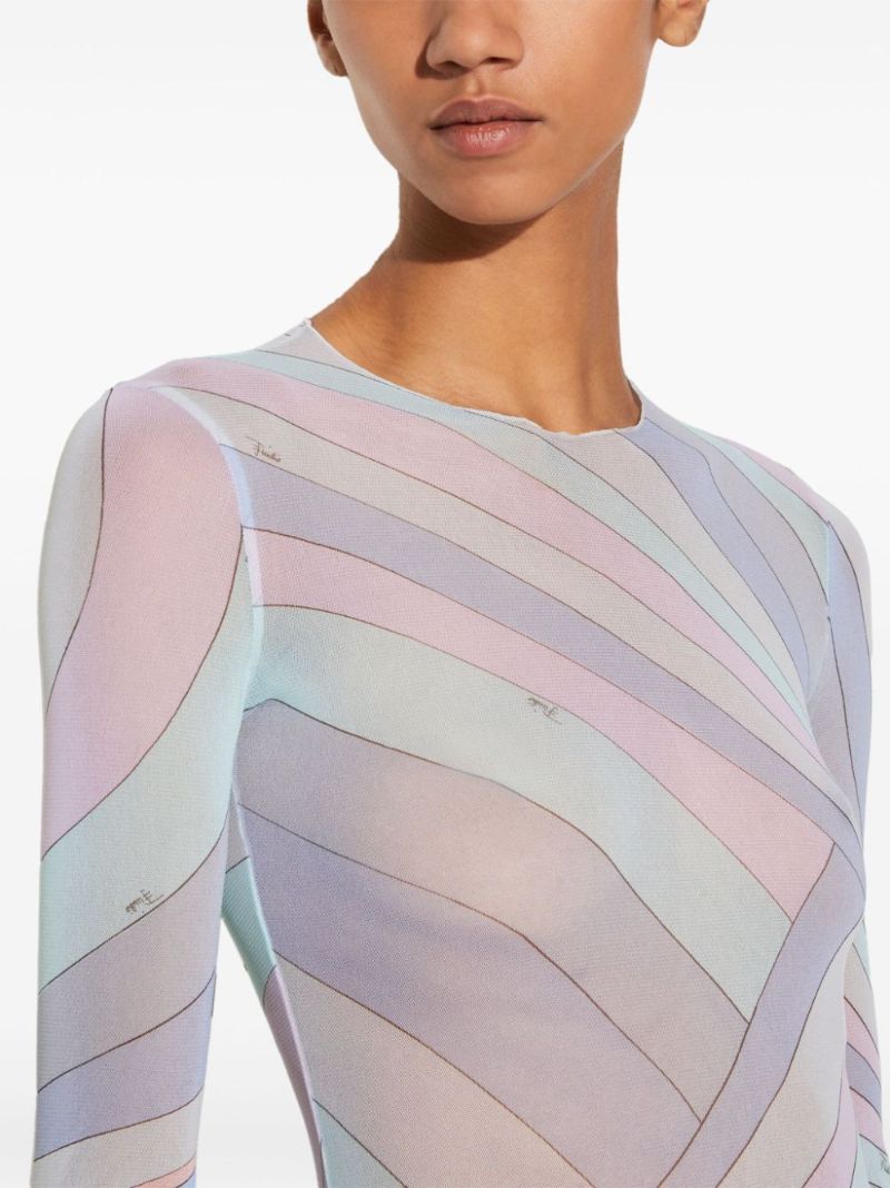 Iride-print Top