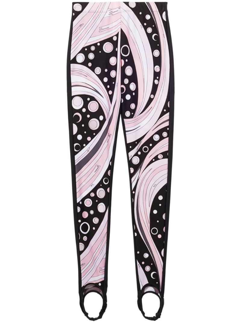 Fontane-print Performance Leggings