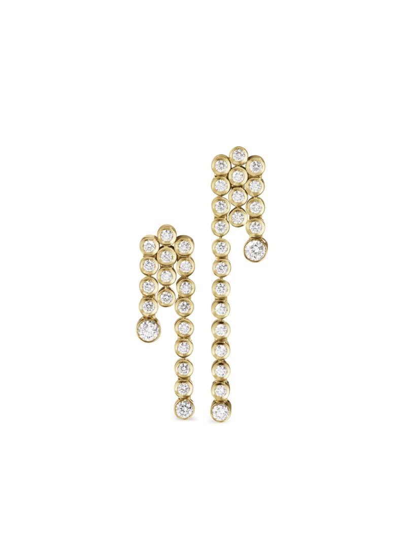 18kt Yellow Gold La Danse Diamant Diamond Earrings