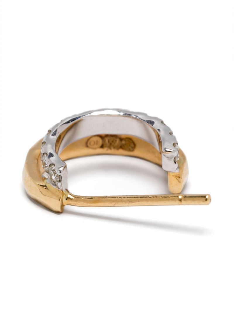 18k Gold Tribute Diamond Earrings