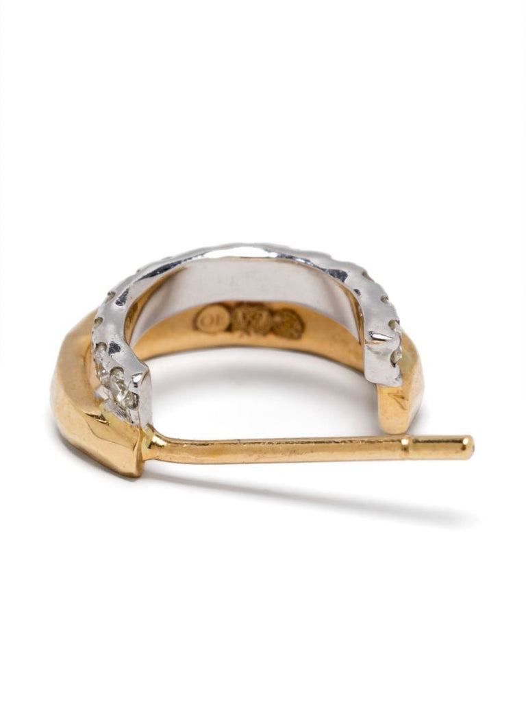 18k Gold Tribute Diamond Earrings