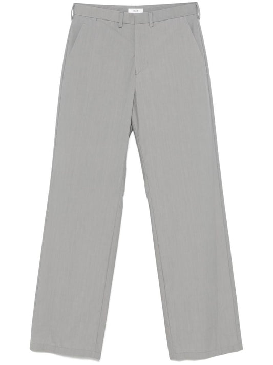 Waxed Poplin Trousers