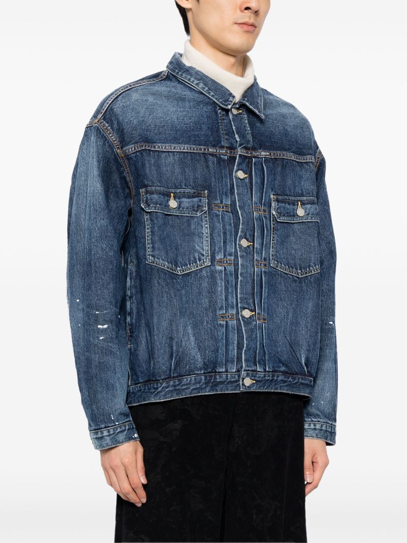 Distressed Denim Jacket