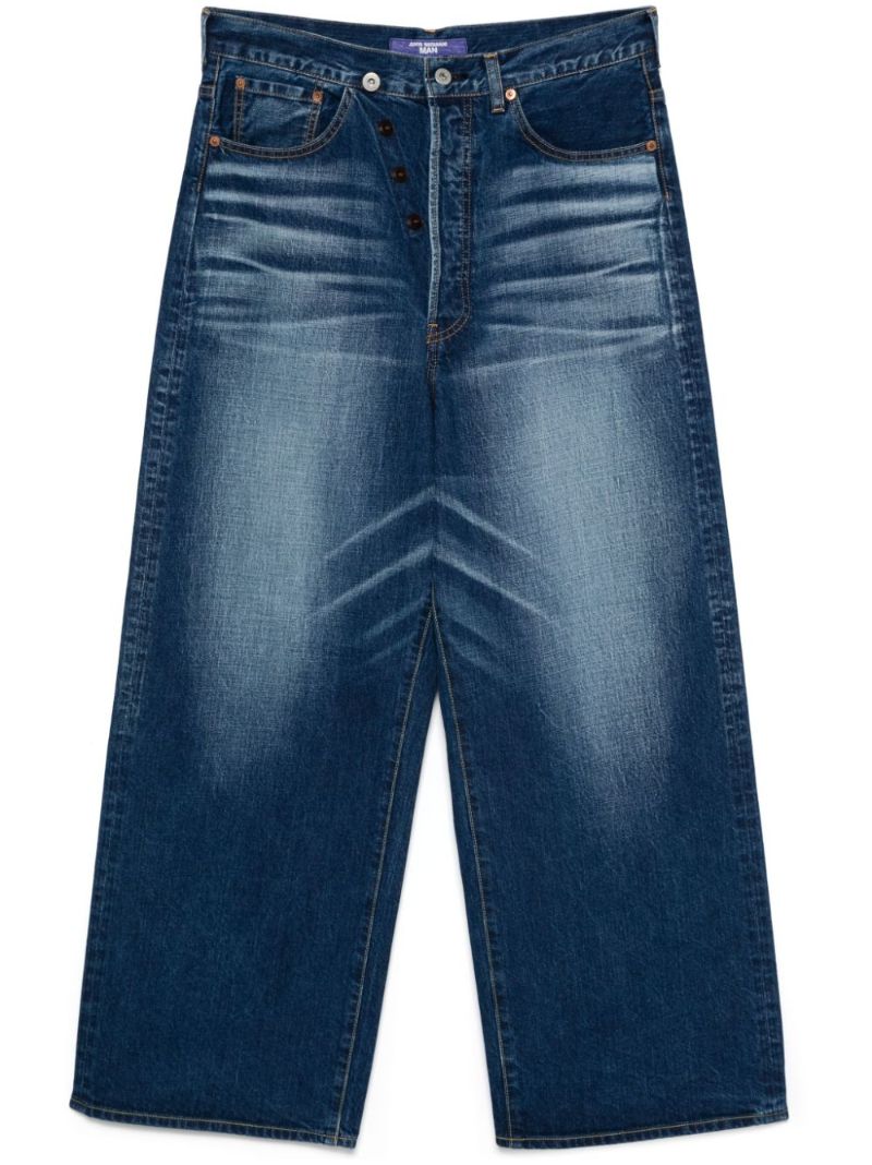 Whiskering Effect Jeans