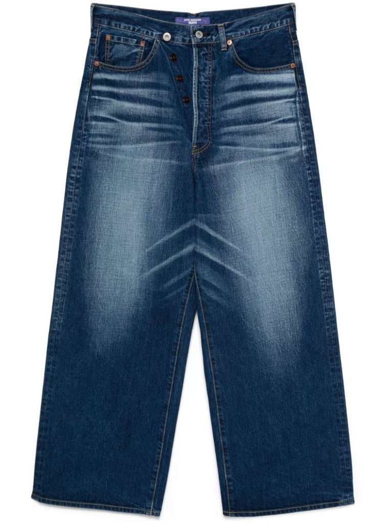 Whiskering Effect Jeans