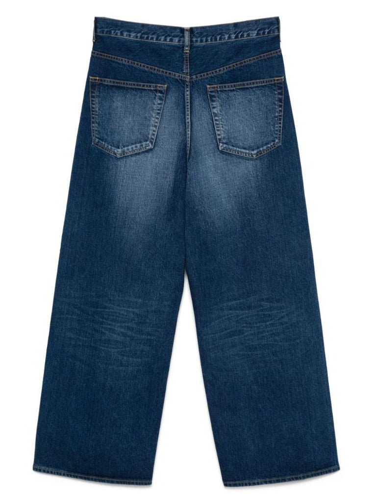 Whiskering Effect Jeans