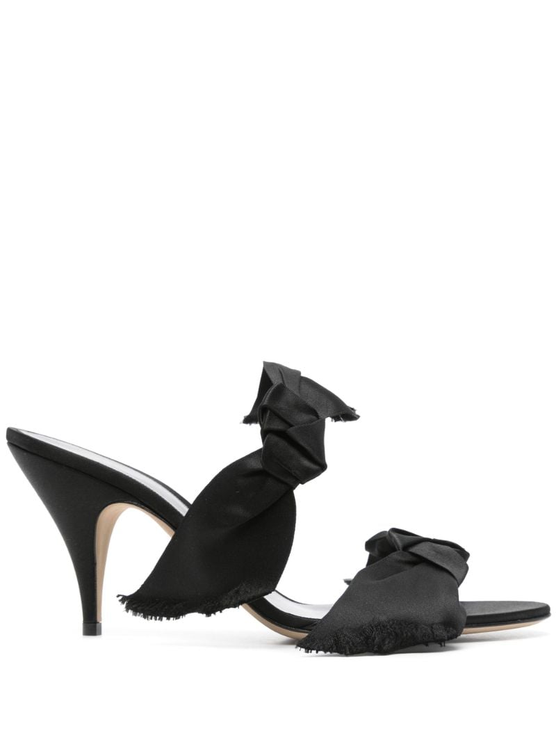 Black Vika Mules
