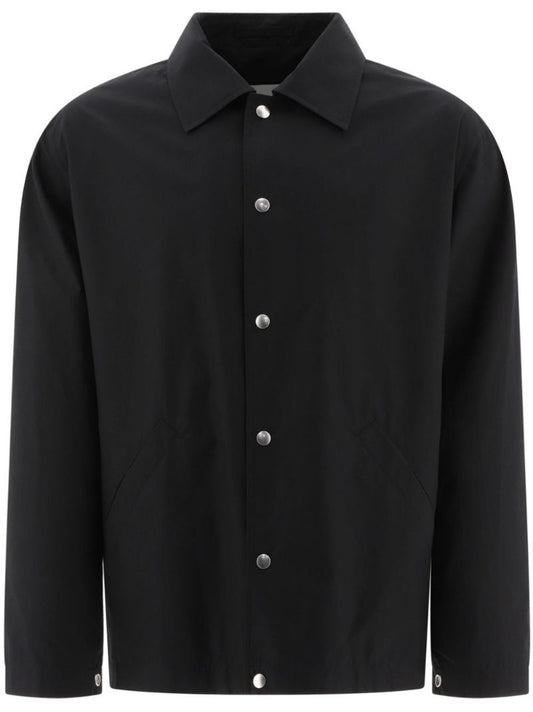 Logo-print Shirt Jacket