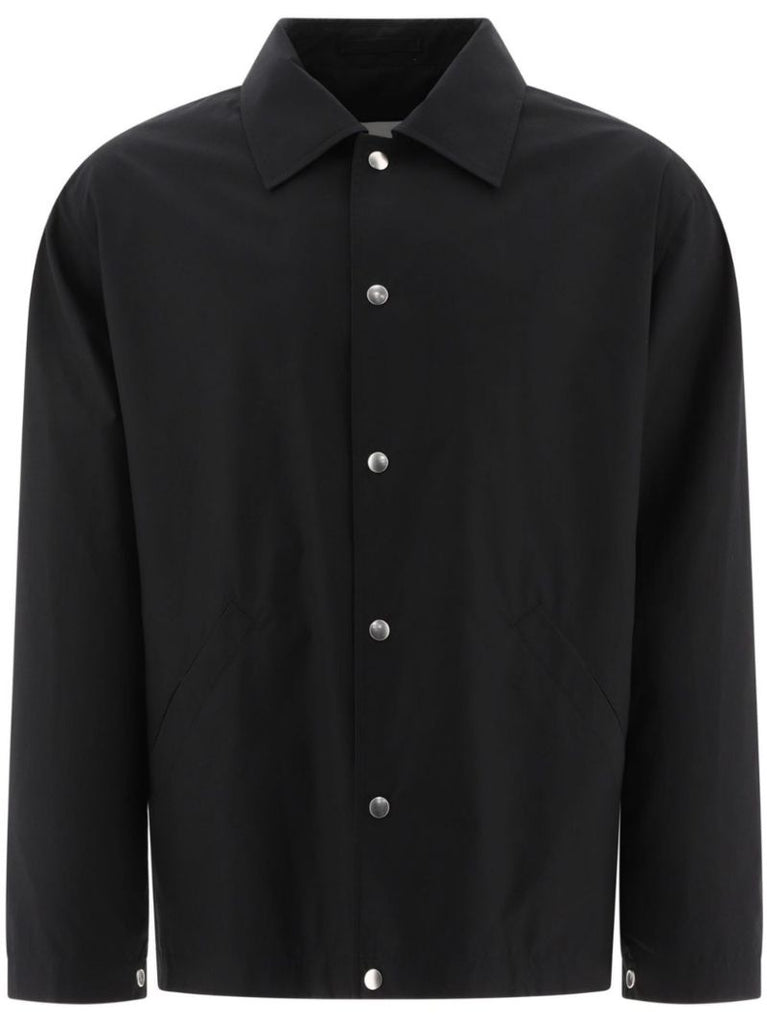Logo-print Shirt Jacket