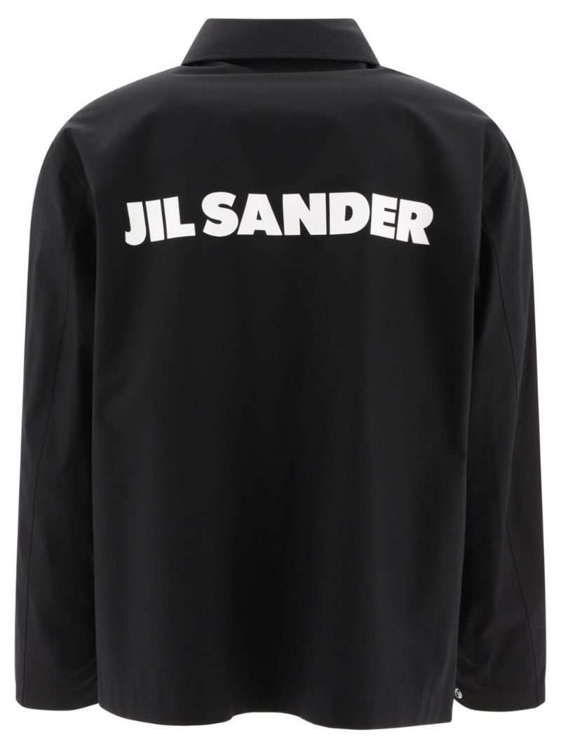 Logo-print Shirt Jacket