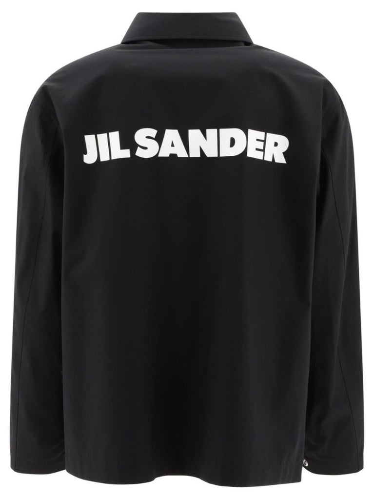 Logo-print Shirt Jacket