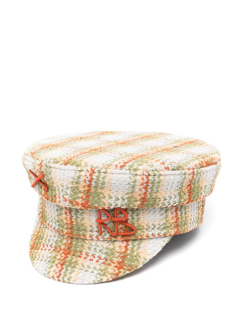 Checked Baker Boy Cap