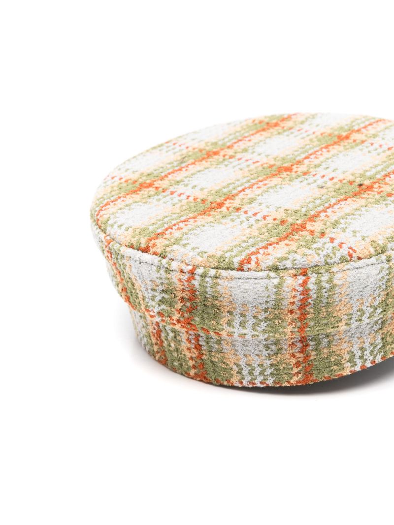 Checked Baker Boy Cap