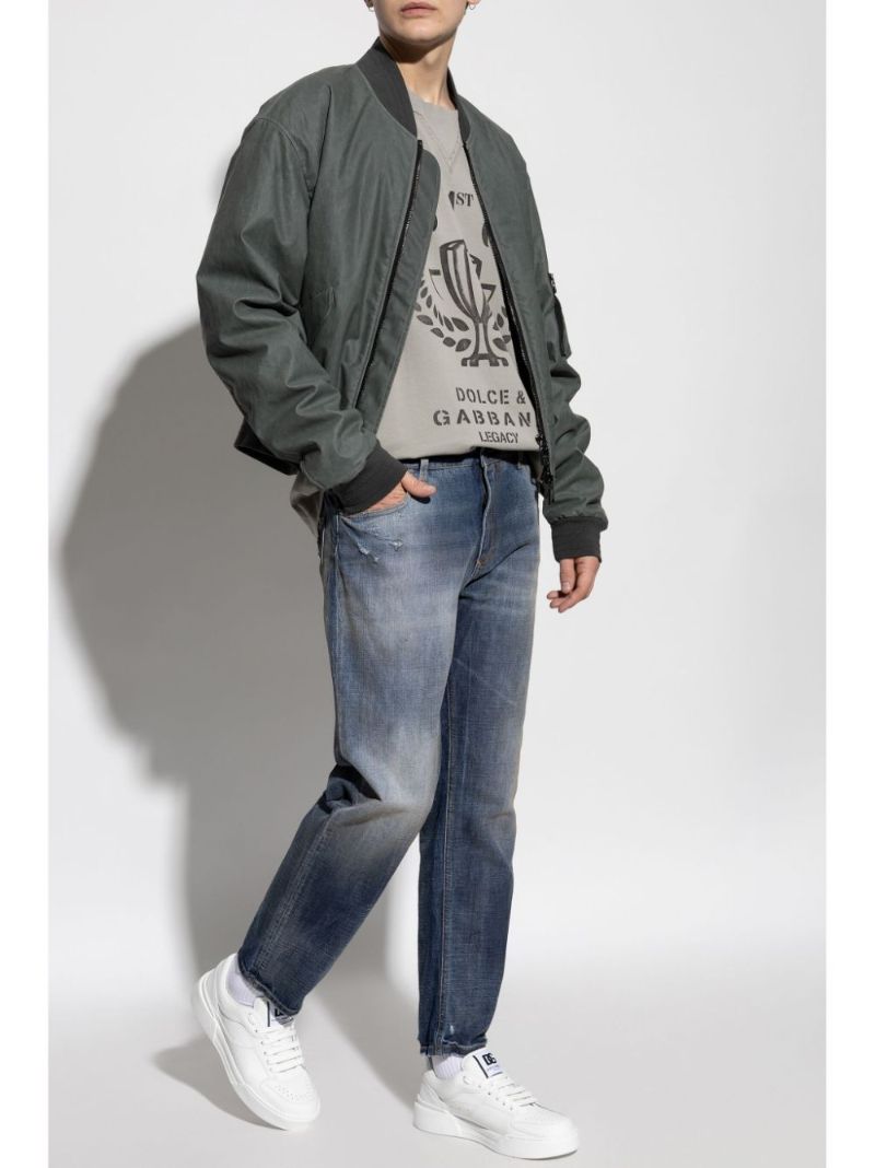 Logo-appliquÃ_x0083_Â© Bomber Jacket
