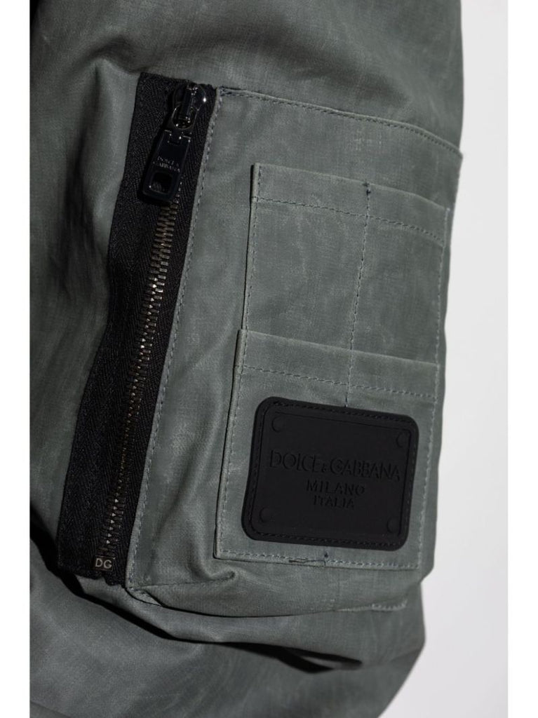 Logo-appliquÃ_x0083_Â© Bomber Jacket