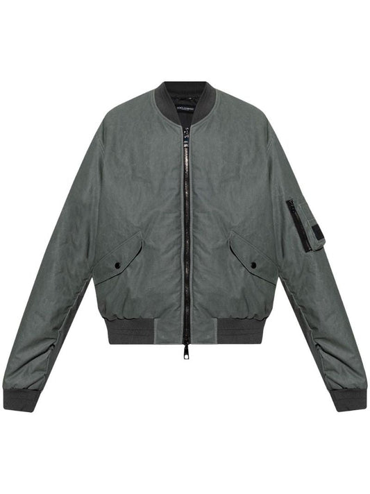 Logo-appliquÃ_x0083_Â© Bomber Jacket