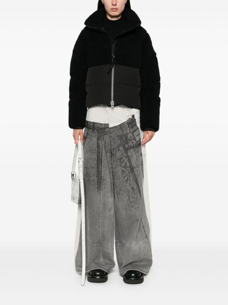 Panelled Down Jacket
