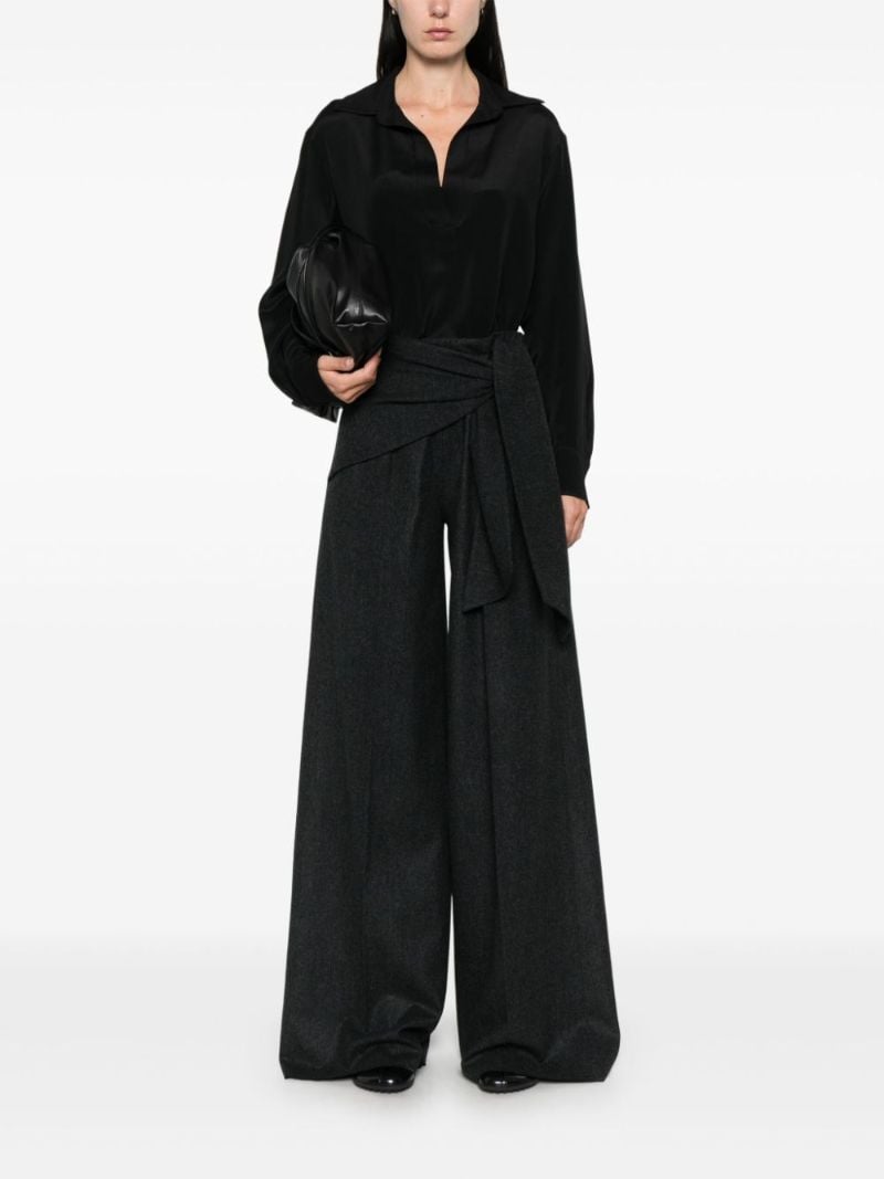 Felt Palazzo Pants