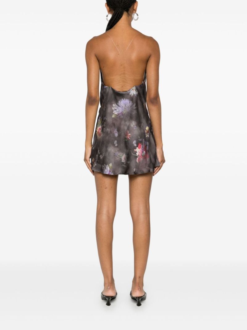 Invisible-strap Slip Dress
