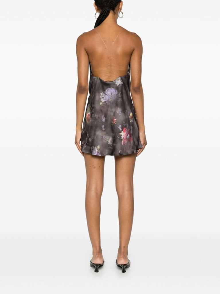 Invisible-strap Slip Dress