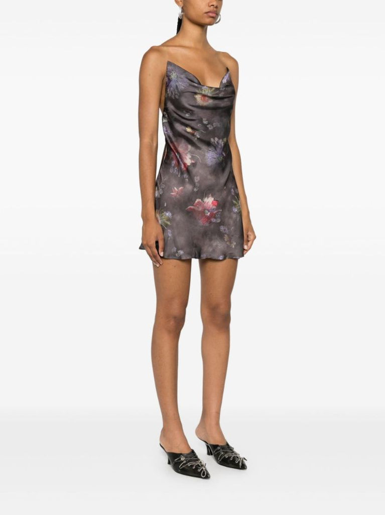 Invisible-strap Slip Dress