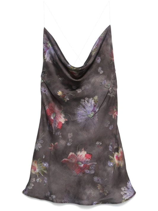 Invisible-strap Slip Dress