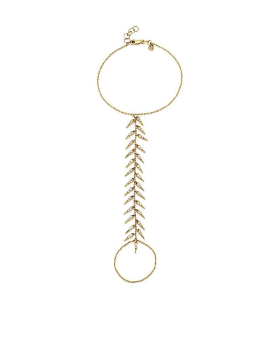 14k Yellow Gold Fringe Princess Bracelet