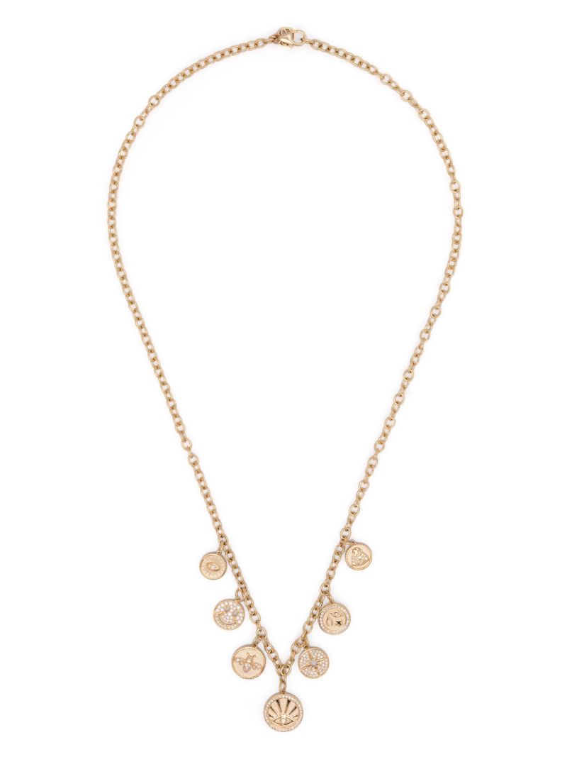 14kt Yellow Gold Charms Necklace