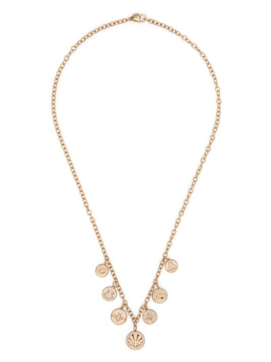 14kt Yellow Gold Charms Necklace