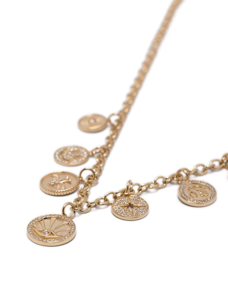 14kt Yellow Gold Charms Necklace