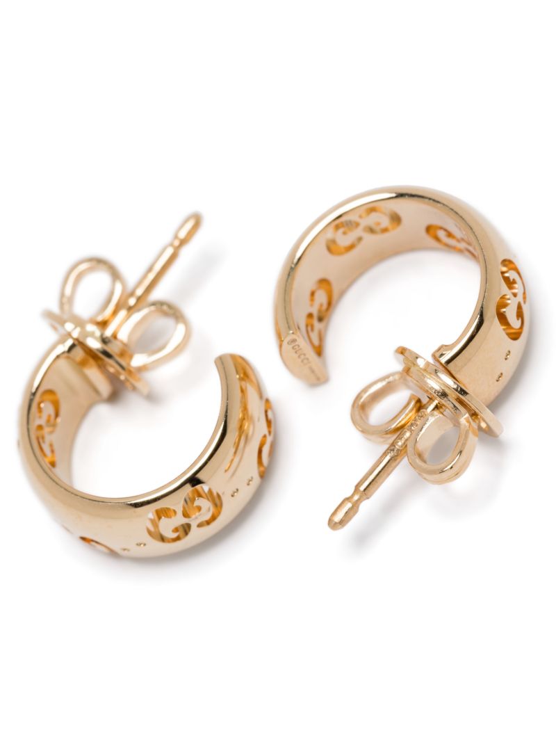 18k Yellow Gold Gg Earring